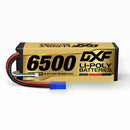 DXF LiPo Battery 4S HV 15.2V 6500mAh 140C Graphene Softcase Gold with EC5 / T / TRX / XT60 / XT90 / XT150 / Q8s Plug for RC 1/8 1/10 Buggy Truck Car Off-Road Drone
