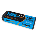 (CN) DXF 2S 7.4V Lipo Battery 80C 7200mAh with 4mm Bullet for RC 1/10 1/8 Vehicles Car Truck Tank Truggy Competition Racing Hobby