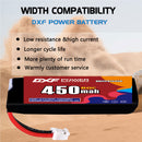 DXF 450mAh 1S 80C 3.7V Lipo Battery Pack for FPV LiPo Battery