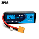 (PL)DXF Lipo Battery 3S 11.4V 9200MAH 130C Blue Series Graphene lipo Hardcase with XT90 Plug for Rc 1/8 1/10 Buggy Truck Car Off-Road Drone