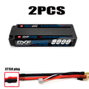 (CN)DXF 4mm 2S 8000mAh 7.6V 130C Batteria LCG Lipo ad Alta Capacità Hardcase con XT90 Spina per 1:8 Scala RC Auto, Multi-Rotore RC Aeroplano, RC Elicottero, RC Barca