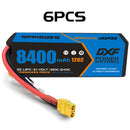 (CA)DXF Lipo Battery 3S 11.1V 8400mAh 120C/240C HardCase XT90 Plug Lipo Battery for RC HPI HSP 1/8 1/10 Buggy RC Car Truck