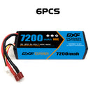 (CA)DXF Lipo Battery 3S 11.1V 7200MAH 80C Blue Series lipo Hardcase with Deans/T Plug for Rc 1/8 1/10 Buggy Truck Car Off-Road Drone