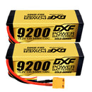 (IT)DXF High Voltage 4S 9200 mAh 15,2 V 130C Batteria Lipo ad Alta Capacità Hardcase con XT90 Spina per 1:8 Scala RC Auto, Multi-Rotore RC Aeroplano, RC Elicottero, RC Barca