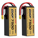 DXF Lipo Battery 6S 22.2V 7500mAh 100C Graphene Softcase with EC5 / T / TRX / XT60 / XT90 / XT150 / Q8s Plug for RC 1/8 1/10 Buggy Truck Car Off-Road Drone