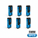 DXF BLUE 2S HV 7.6V 8400mAh 140C Graphene Slim Hardcase LiPo with 5mm to Deans/T-Plug & 10AWG Wire (1-6 Pack)