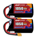 DXF 1050mAh 2S 150C 7.4V Lipo Battery Pack for FPV LiPo Battery