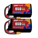 DXF 650mAh 2S 150C 7.6V Lipo Battery Pack for FPV LiPo Battery