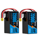 (CN)DXF 14S Lipo Battery 51.8V 5C 72000mAh Soft Case Battery  for Drone UAV FPV Car Truck Tank RC Buggy Truggy Racing Hobby