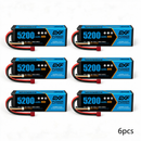DXF 리포 배터리 3S 11.1V 5200MAH 80C 블루 시리즈 리포 하드케이스 딘스 플러그 포함 (RC 1/8 1/10 버기 트럭 자동차 오프로드 드론용)