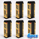 DXF 2S 7.4V 8000mAh 130C Golden NGP Graphene LiPo Hardcase Battery with 12AWG 5mm Bullet to Deans Plug for 1/8 1/10 RC Car Truck Boat Drone (1-6 Pack Available)