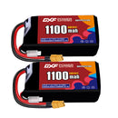 DXF 1100mAh 2S 120C 7.4V Lipo Battery Pack for FPV LiPo Battery