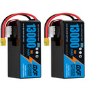 (CN)DXF 12S Lipo Battery 44.4V 10C 13000mAh Soft Case Battery  for Drone UAV FPV Car Truck Tank RC Semi solidstate Battery Racing Hobby