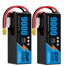 DXF LiPo Battery 6S 22.2V 9000mAh 100C Graphene Softcase Blue with EC5 / T / TRX / XT60 / XT90 / XT150 / Q8s Plug for RC 1/8 1/10 Buggy Truck Car Off-Road Drone