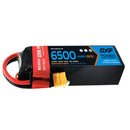 DXF Lipo Battery 4S 14.8V 6500mAh 80C Graphene Softcase with EC5 / T / TRX / XT60 / XT90 / XT150 / Q8s Plug for RC 1/8 1/10 Buggy Truck Car Off-Road Drone