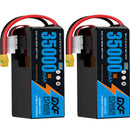 (CN) DXF 14S 51.8V 35000mAh 5C Semi-Solid-State Soft Case LiPo Battery with 8AWG Plug Options for Heavy-Lift Drone UAV Agricultural Multirotor (1-6 Pack Available)