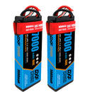 (IT)DXF Lipo Battery 2S 7.4V 7000mAh 100C/200C Hardcase Battery Graphene Battery Deans/T Plug for Rc Truck Drone 1/10 1/8 Scale Traxxas Slash 4x4 RC Car Buggy truggy