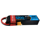DXF Lipo Battery 2S 7.4V 5200mAh 80C Graphene Softcase with EC5 / T / TRX / XT60 / XT90 / XT150 / Q8s Plug for RC 1/8 1/10 Buggy Truck Car Off-Road Drone