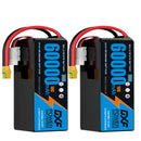 (CN)DXF 12S Lipo Battery 44.4V 10C 60000mAh Soft Case Battery  for Drone UAV FPV Car Truck Tank RC Semi solidstate Battery Racing Hobby