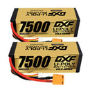 DXF LiPo Battery 4S HV 15.2V 7500mAh 150C Graphene Softcase with EC5 / T / TRX / XT60 / XT90 / XT150 / Q8s Plug for RC 1/8 1/10 Buggy Truck Car Off-Road Drone