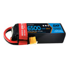 DXF Lipo Battery 6S 22.2V 6500mAh 80C Graphene Softcase with EC5 / T / TRX / XT60 / XT90 / XT150 / Q8s Plug for RC 1/8 1/10 Buggy Truck Car Off-Road Drone