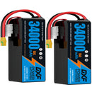 (CN)DXF 12S Lipo Battery 46.2V 15C 34000mAh Soft Case Battery  for Drone UAV FPV Car Truck Tank RC Semi solidstate Battery Racing Hobby