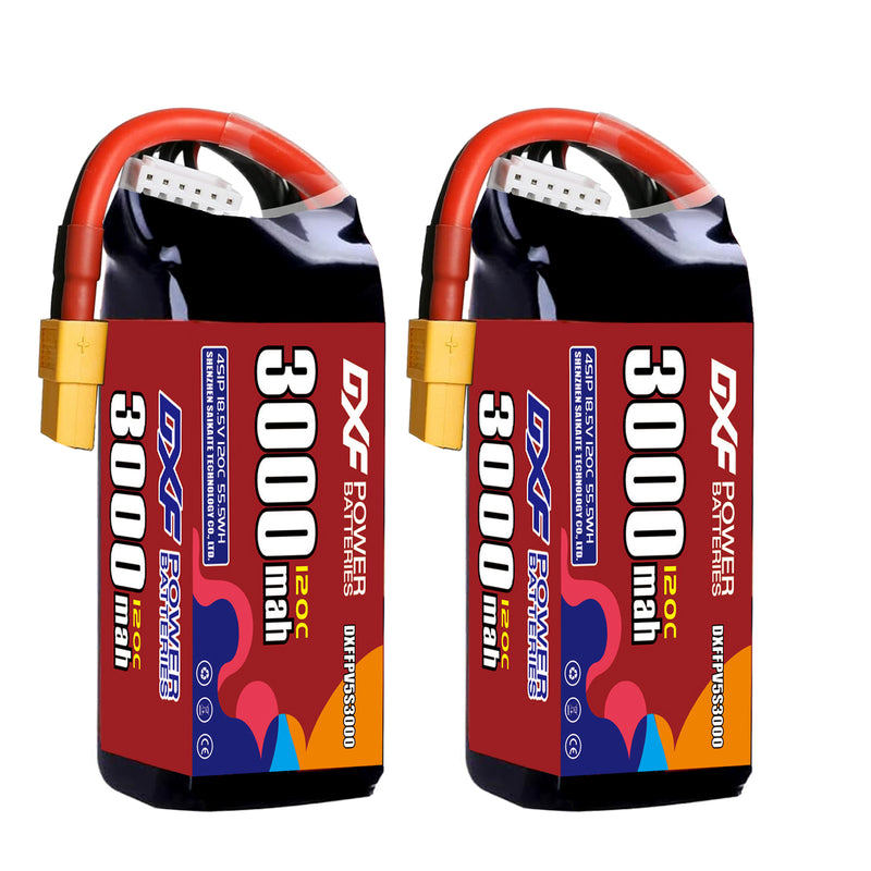 DXF 3000mAh 5S 120C 18.5V Lipo Battery Pack for FPV LiPo Battery