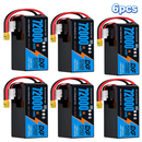 DXF SEMI-SOLID 18S 66.6V 72000mAh 5C Soft Case LiPo Battery with 8AWG Wire for Toy Cars, Boats, UAVs & Drones (1-6 Pack)