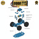 DXF LiPo Battery 4S HV 15.2V 8000mAh 140C Graphene Softcase with EC5 / T / TRX / XT60 / XT90 / XT150 / Q8s Plug for RC 1/8 1/10 Buggy Truck Car Off-Road Drone