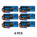 DXF 3S LiPo 배터리 8400mAh 120C 11.1V EC5 하드케이스 - RC 버기 트럭 레이싱용 블루 시리즈 그래핀 배터리