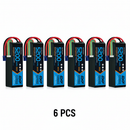 DXF 6S 22.2V 5200mAh 80C Graphene Soft Case LiPo Battery with EC5 Plug for 1/8 1/7 RC Cars, Trucks, Buggies & Boats (1-6 Pack Available)