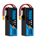 DXF Lipo Battery 6S 22.2V 7000mAh 100C Graphene Softcase with EC5 / T / TRX / XT60 / XT90 / XT150 / Q8s Plug for RC 1/8 1/10 Buggy Truck Car Off-Road Drone