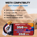 DXF 350mAh 6S 60C 22.2V Lipo Battery Pack for FPV LiPo Battery