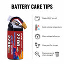 DXF 6S 22.2V 2200mAh 150C Graphene Softcase LiPo Battery with XT60 Plug for FPV Racing Drones, Quadcopters & RC Planes (1-6 Pack Available)