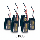 DXF 2S 7.4V 3000mAh 20C Compact Hardcase LiPo Battery for 1/8 1/10 RC Cars, Trucks, Buggies & Boats (2, 4, 6 Pack Available)