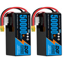 (CN)DXF 14S Lipo Battery 51.8V 10C 50000mAh Soft Case Battery  for Drone UAV FPV Car Truck Tank RC Semi solidstate Battery Racing Hobby