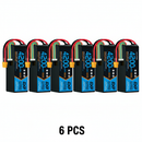 DXF 6S 22.2V 4200mAh 100C Graphene Soft Case LiPo Battery with XT60 Plug for 1/8 1/10 RC Cars, Trucks, Buggies & Drones (Multi-Pack Options)