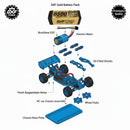 DXF Lipo Battery 4S 15.2V 6500MAH 140C GoldSeries  LCG 5MM Graphene lipo Hardcase with EC5 and XT90 Plug for Rc 1/8 1/10 Buggy Truck Car Off-Road Drone