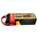 (CN)DXF 5S Lipo Battery 18.5V 150C 4200mAh Soft Case Battery with EC5 XT90 Connector for Car Truck Tank RC Buggy Truggy Racing Hobby