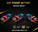 DXF 4S LiPo Battery 14.8V 10000mAh 100C with Deans/XT90/EC5 for RC 1/8 1/10 Car Truck Tank