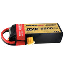 DXF 리포 배터리 4S 15.2V 9200MAH 130C 골드시리즈 그래핀 리포 하드케이스 (EC5 및 XT90 플러그 포함) Rc 1/8 1/10 버기 트럭 자동차 오프로드 드론용