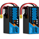 (CN)DXF 14S Lipo Battery 53.9V 15C 80000mAh Soft Case Battery  for Drone UAV FPV Car Truck Tank RC Semi solidstate Battery Racing Hobby