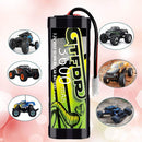 (JP)GTFDR Lipoバッテリー 7.2V 3600MAH リポハードケース付き Tymiaプラグ付き Rc 1/8 1/10 バギートラックカーオフロードドローン用