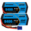 (PL)DXF Lipo Battery 4S 14.8V 8400mAh 120C/240C HardCase Lipo Battery for RC HPI HSP 1/8 1/10 Buggy RC Car Truck