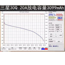 New Samsung INR18650 30Q 30a discharge 3000mAh high power high rate lithium battery