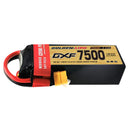 (CN)DXF 4S Lipo Battery 15.2V 150C 7500mAh Soft Case Battery with EC5 XT90 Connector for Car Truck Tank RC Buggy Truggy Racing Hobby