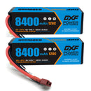 (CA)DXF Lipo Battery 3S 11.1V 8400mAh 120C/240C HardCase Deans/T Plug Lipo Battery for RC HPI HSP 1/8 1/10 Buggy RC Car Truck