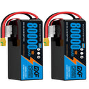 (CN)DXF 14S Lipo Battery 51.8V 10C 80000mAh Soft Case Battery  for Drone UAV FPV Car Truck Tank RC Semi solidstate Battery Racing Hobby