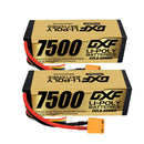 DXF LiPo Battery 4S 14.8V 7500mAh 140C Graphene Softcase with EC5 / T / TRX / XT60 / XT90 / XT150 / Q8s Plug for RC 1/8 1/10 Buggy Truck Car Off-Road Drone
