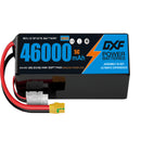 (CN)DXF 12S Lipo Battery 44.4V 10C 46000mAh Soft Case Battery  for Drone UAV FPV Car Truck Tank RC Semi solidstate Battery Racing Hobby